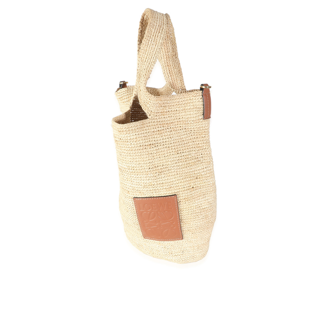 Loewe Natural Tan Raffia Mini Slit Bag - Picture 3 of 6